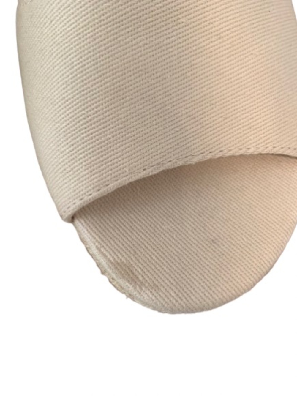 LifeStride Parigi Open Toe Wedge Shoes Women’s 10M Beige Canvas Comfort Sandals - Picture 5 of 10